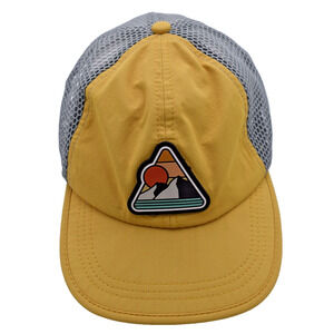 ATOMICCHILD Mountain Dad Hat - Mesh Back Mustard Yellow Adjustable Slider Adult